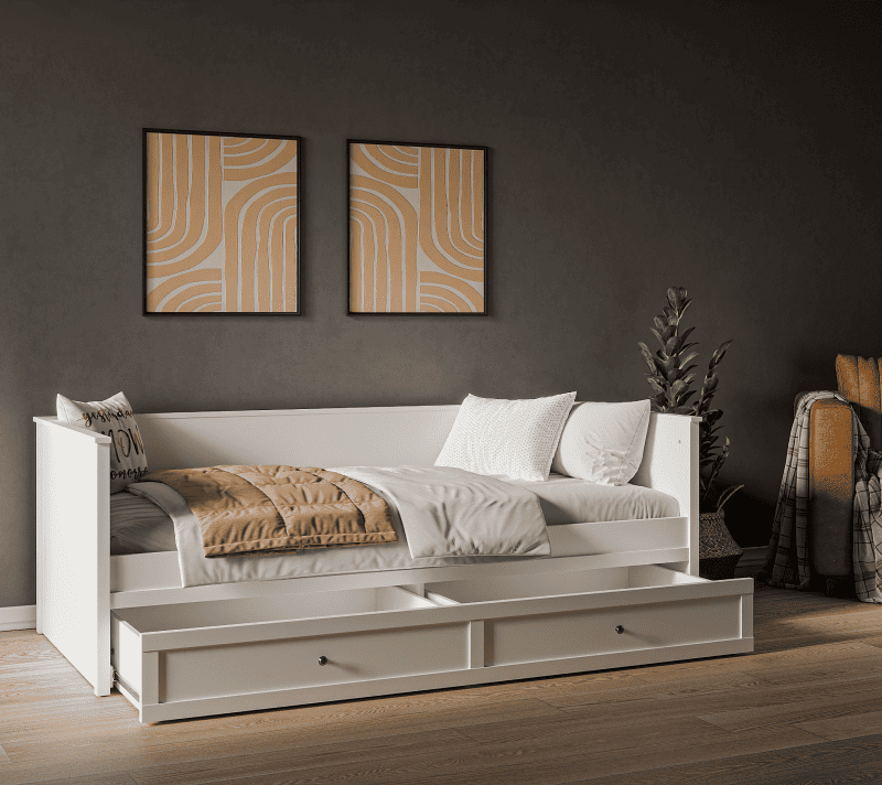 Кровать Эва белый LOZ/90_2