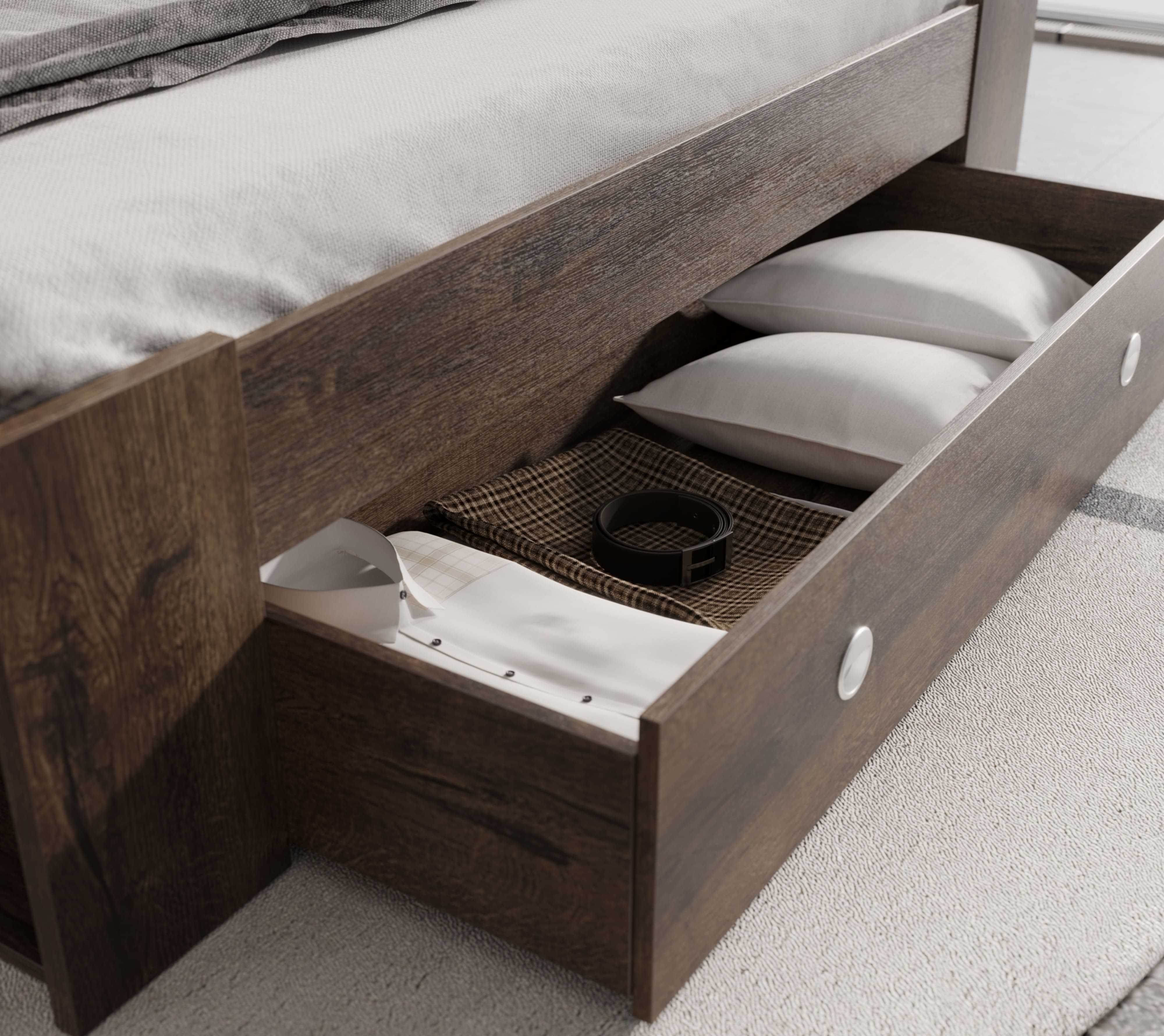 Комплект ящиков к кровати Непо дуб монастырский LOZ3S/140_5