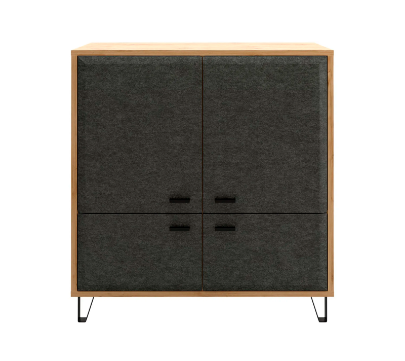 Тумба Грейс дуб наварра/графит KOM4D