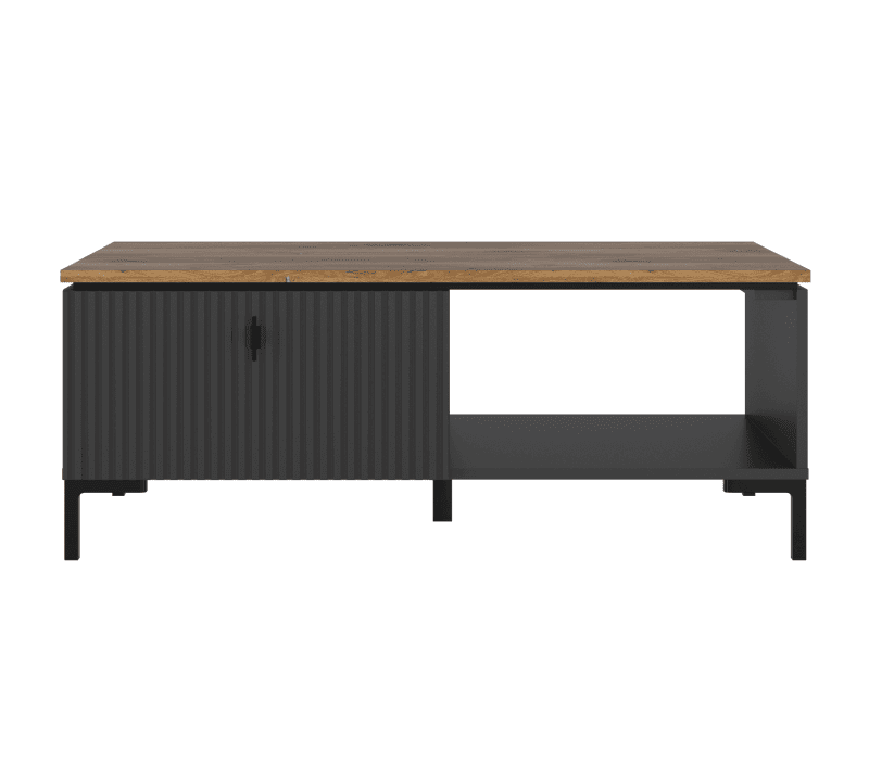 Стол журнальный Сан Джиминьяно антрацитовый/дуб нокс LAW1S