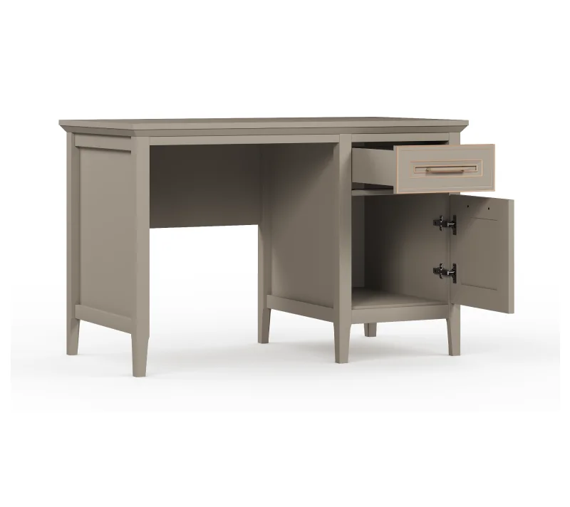 Стол письменный Классик глиняный серый BIU1D1S_1