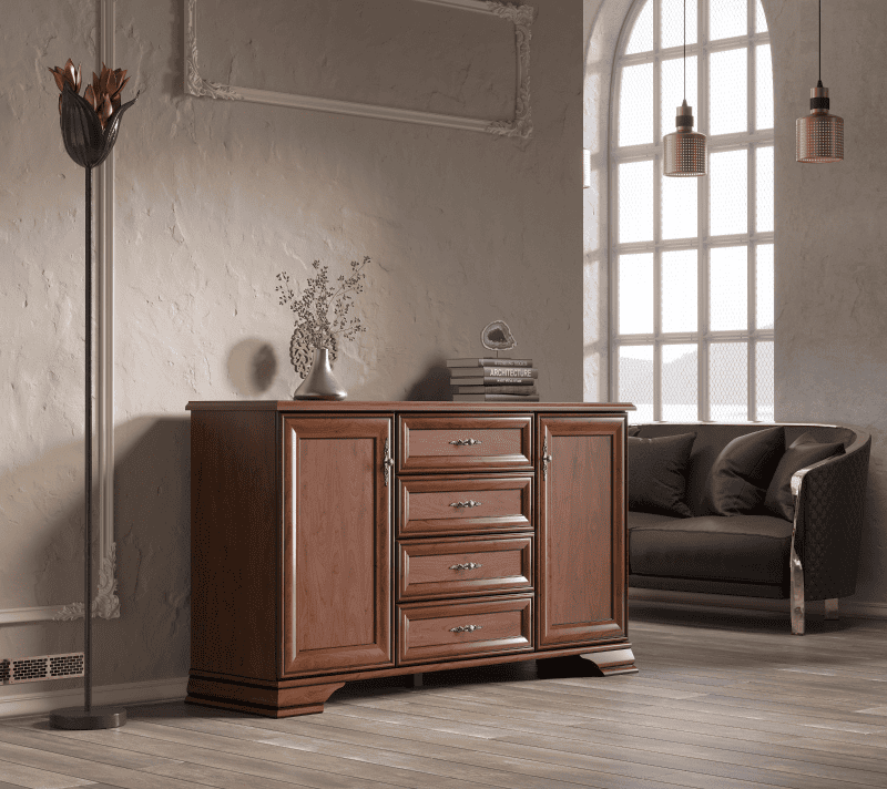 Тумба-комод Кентаки каштан KOM2D4S_3