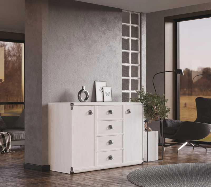 Тумба-комод Индиана сосна каньон JKOM2D4S_3