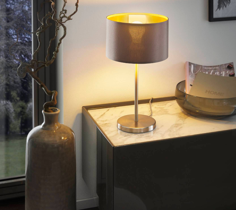 Настольная лампа Масерло никель матовый 31631_1