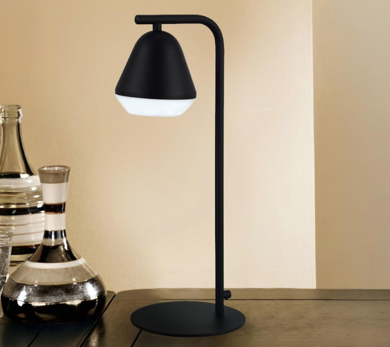 Настольная лампа светодиодная Палбета черный 99035_1