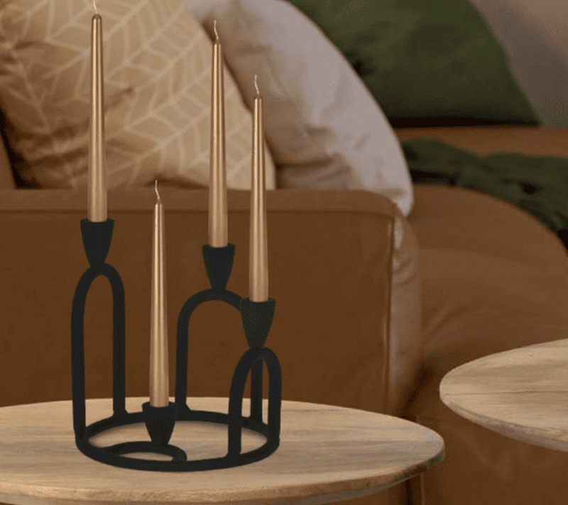 Подсвечник Джеллико черный 422106_1