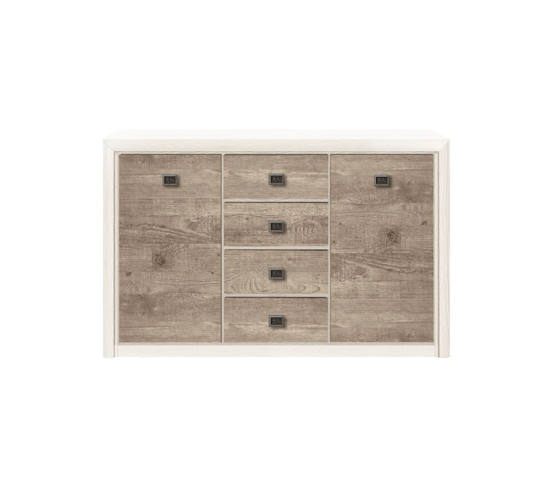 Тумба-комод Коен ясень снежный KOM2D4S