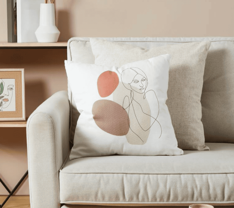 Подушка декоративная Чевери бежевый/коричневый 420008_2