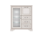 Тумба-витрина с подсветкой Стилиус лиственница сибирская KOM1W1B3S