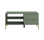 Стол журнальный Сиена дымчатый зеленый/дуб вотан LAW2S