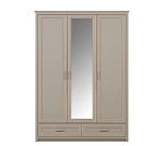 Шкаф с зеркалом Классик глиняный серый SZF2D1L2S