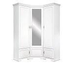 Шкаф с зеркалом угловой Кентаки белый SZFN5D