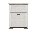 Тумба для обуви Марсель ясень снежный SFB3B