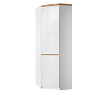 Угловой шкаф Таурус белый глянец/дуб вотан 1DGL