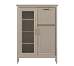 Тумба-витрина Классик глиняный серый KOM1W1D1B