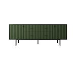 Тумба-комод Эмерсон зеленый/черный EM19/green/L