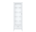 Витрина с подсветкой Эва белый REG1W1S/65