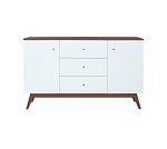 Тумба-комод Хеда белый KOM2D3S