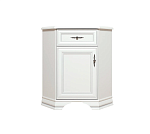 Тумба угловая Кентаки белый KOMN1D1S/L