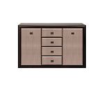 Тумба-комод Коен венге штрокс KOM2D4S