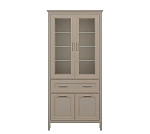 Витрина Классик глиняный серый REG2W2D1S