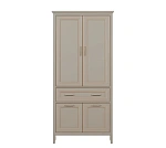 Шкаф Классик глиняный серый REG4D1S