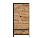 Шкаф Лофт дуб вотан SZF2D1S