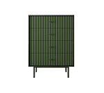Комод Эмерсон зеленый/черный EM18/green/L