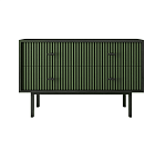 Комод Эмерсон зеленый/черный EM05/green/L