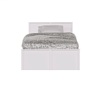 Кровать Эва белый LOZ120x200