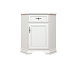 Тумба угловая Кентаки белый KOMN1D1S/P