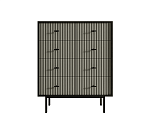 Комод Эмерсон серый/черный EM20/gray/L
