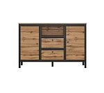 Тумба-комод Лофт дуб вотан KOM2D2S/150