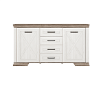 Тумба-комод Марсель ясень снежный KOM2D4S