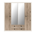 Шкаф Коен ясень снежный SZF4D2S