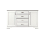 Тумба-комод Кентаки белый KOM2D4S