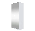 Шкаф с зеркалом Моби белый SZF/100