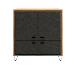 Тумба Грейс дуб наварра/графит KOM4D