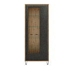 Витрина Грейс дуб наварра/графит REG2W